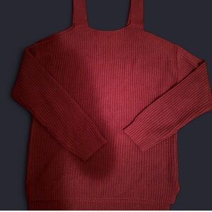 Women's Burgundy Sweater